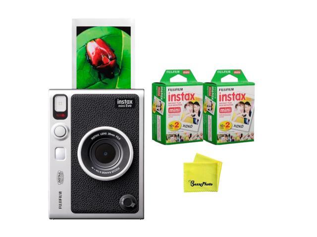 Instax Mini EVO Instant Camera (Camera w/Extra Film 2-Pack)