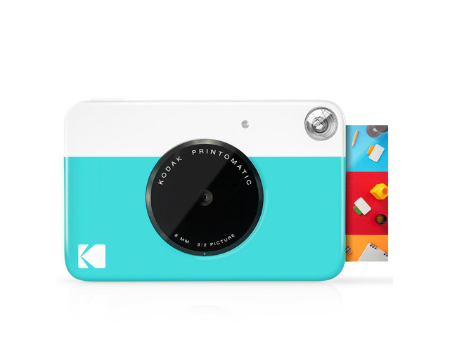 Printomatic Full-Color Instant Print Digital Camera, Zink 2x3' (5.1x7.5 cm) Sticky-Back Photo Paper, 5MP, Portable, Creative Fun Gift for Birthday,...