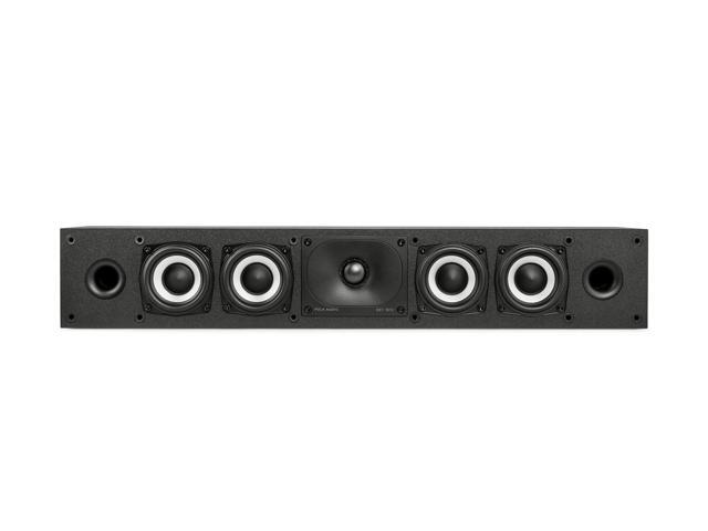 Polk Monitor XT35 Slim Center Channel Speaker Hi Res Audio Certified, Dolby Atmos & DTS X Compatible, 1' Terylene Tweeter & Four 3' Dynamically...