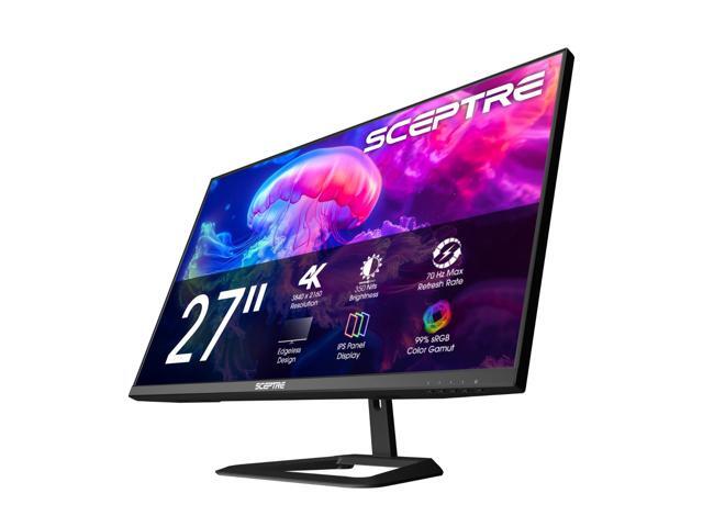 Prime 4K IPS 27' 3840 x 2160 UHD Monitor up to 70+Hz DisplayPort HDMI 100% sRGB Build-in Speakers, Machine Black 2026 (U275W-UPT Series)