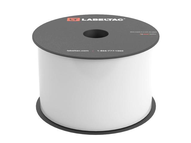 Indoor/Outdoor Vinyl Label Supply, Industrial Label Tape for 4 & Pro X Printers, Durable Facility & Warehouse Label Material - White, 3in x 150ft