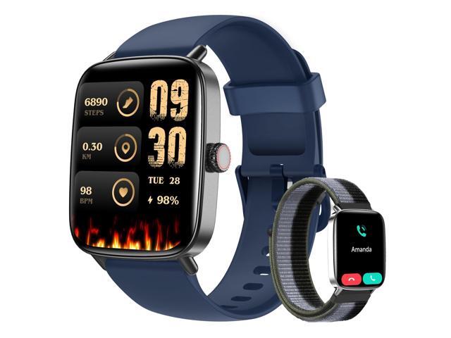 Smart Watch for Women, 1.85' HD AMOLED Fitness Tracker (Answer/Call) with 24/7 Heart Rate/Sleep/SpO2 Monitor for iPhone & Android, 120+ Sports...
