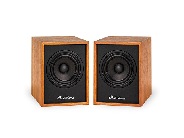 Huntley Powered Bookshelf Speakers with Built-in Amplifier and 3' Drivers for Turntable, TV, PC and Wireless Music Streaming Featuring Bluetooth 5,...