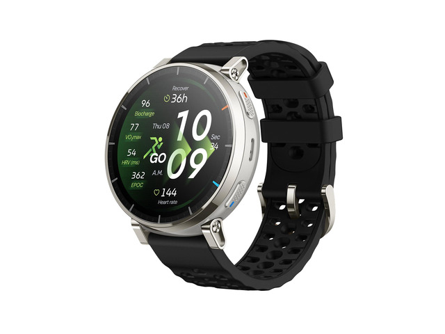 Active 3 Premium GPS Running Smart Watch, 1.32' AMOLED Sapphire Display, 12-Day Battery, 4GB Storage, Offline Maps, 170+ Workout Modes, 5 ATM,...