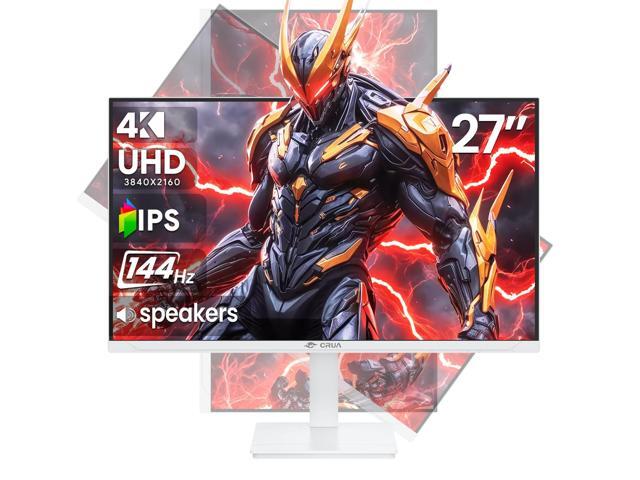 27' Gaming Monitor, 144Hz 4K UHD(3840*2160P) IPS Screen, Supports Height/Pivot/Rotating/Tilt Adjustable Vertical Monitor, AMD Freesync, 120% sRGB,...