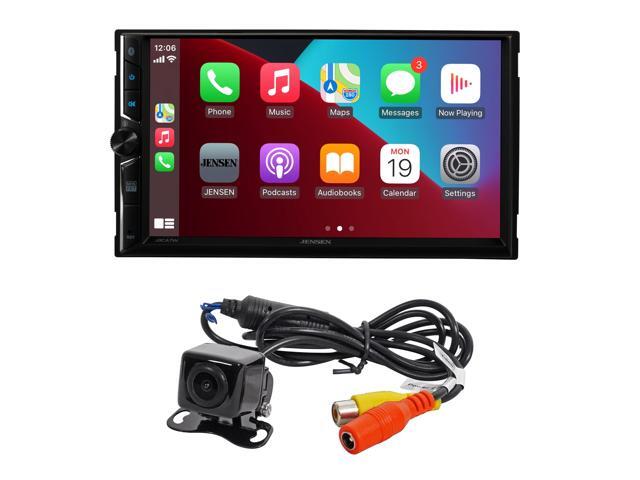 J3CA7W-BUC 7-inch Certified Apple CarPlay Android Auto Wired or Wireless Double DIN Touchscreen Car Stereo Radio Bluetooth Backup Camera...