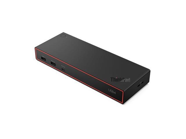 ThinkPad USB4 Dock 5000, 40Gbps Bandwidth, Universal Compatibility, 65W Charging, Multiple Display Support, Black