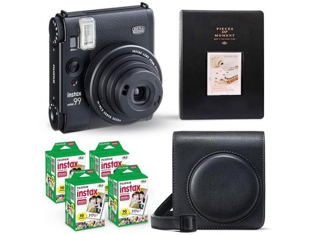 Instax Mini 99 Instant Camera Vintage Black. + Value Pack (40 Sheets) Shutter Accessories Bundle, Includes Style Compatible Carrying Case, Black...