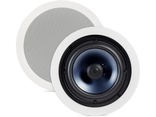 RC60i 2-Way Premium in-Ceiling 6.5 Speakers, Round Indoor Speakers, Perfect for Damp and Humid Indoor Placement - Bath, Kitchen, Covered Porches...
