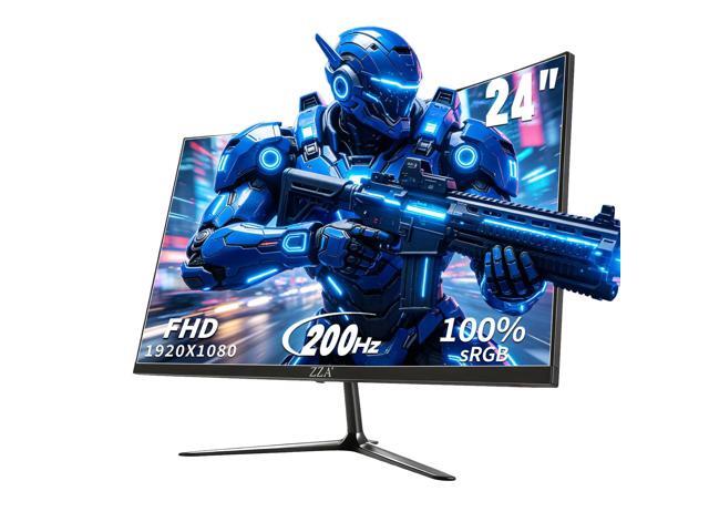 24 Inch Gaming Monitor 200Hz Curved Computer Monitor FHD 1080P, Curved 2800R VA Panel with 1ms MPRT, FreeSync, HDMI DP, VESA Mount for Gaming and...