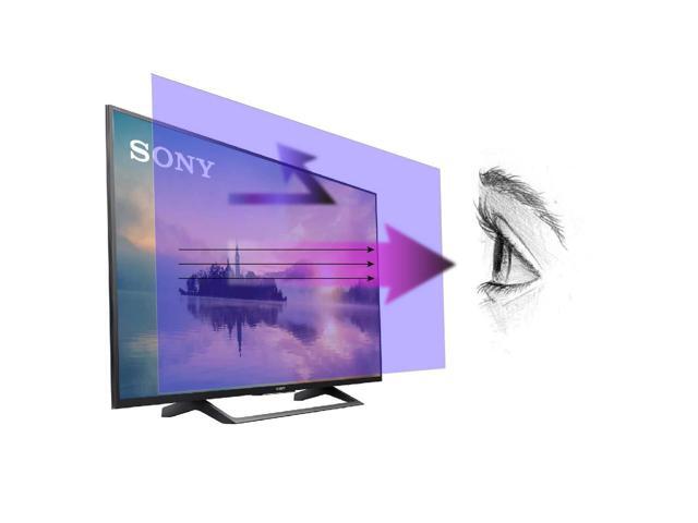 Anti Blue Light Screen Protector for 55 Inches TV. Filter out Blue Light that relieve computer eye strain and help you sleep better (Ultra Clear...