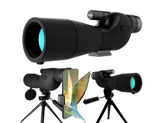 Monocular Telescope with Tripod,Bird Watching Gifts for Men and Nature Lovers - Outdoor Nature Exploration & Stargazing, Birthday Gifts for Father,...