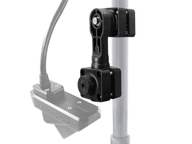 0 Degree Transducer Pole Mount, Trolling Motor Shaft Bracket, Compatible with Garmin LiveScope LVS32, Reinforced Nylon Trolling Motor Bracket,...