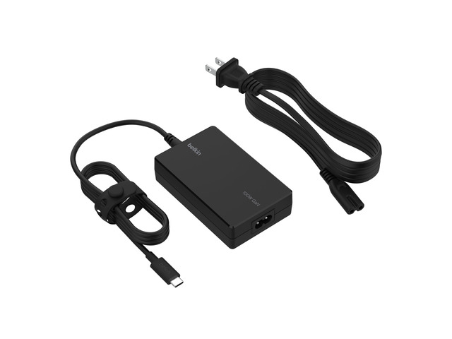 Connect 100W USB-C Core GaN Power Adapter, Fast-Charging Adapter w/Universal USB-C Compatibility, 100W Power Delivery, 8ft Power Cable for Gaming,...