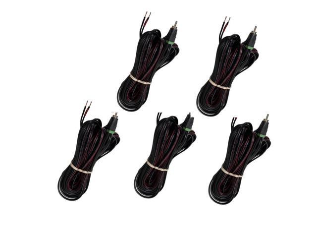 USAV Set of 5 Speaker Cable for Bose Lifestyle Acoustimass System - RCA to Bare Wire