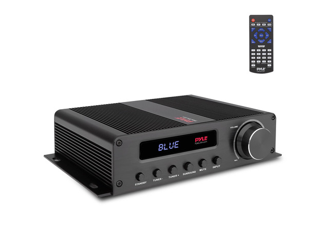 Wireless Bluetooth Home Audio Amplifier - 100W 5 Channel Home Theater Power Stereo Receiver, Surround Sound w/HDMI, AUX, FM Antenna, Subwoofer...