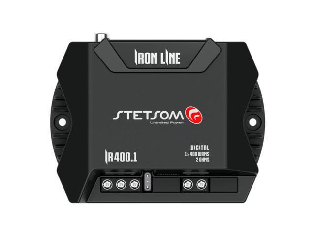 IR 400.1 2 Ohms Compact Digital Mono Amplifier, Iron LINE, 400 Watts RMS 400x1, 2 Stable, Monoblock Digital Car Audio Amp TS, Full-Range Sound...