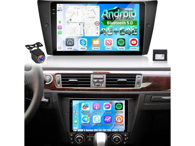 [4+64G] Android Radio for BMW 3 Series E90 E91 E92 E93 2005-2012: 9 inch Incell Touchscreen E90 Radio - Wireless Carplay & Android Auto, 5G/WiFi,...