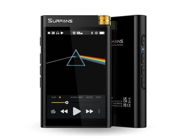 F28 HiFi Music Player 128GB - Dual ESS9018 DAC, Balanced Output Up to 450mW,Bluetooth LDAC/aptX HD, Expandable to 512GB, 3.5' Touchscreen