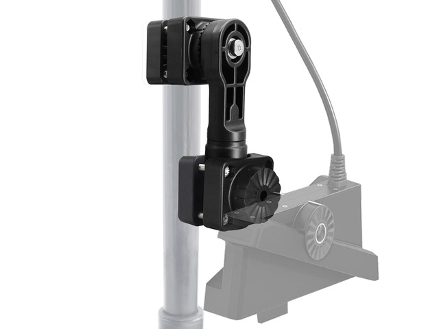 0 Degree Pole Mount, Trolling Motor Shaft Bracket, Compatible with Garmin Panoptix LiveScope XR LVS62 Transducer, Reinforced Heavy-Duty Bracket...