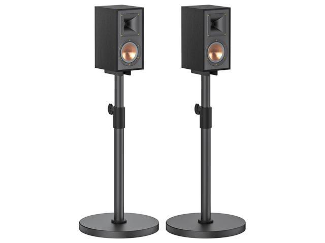 Height Adjustable Bookshelf Speaker Stands Pair for Klipsch Speaker Stands for Surround Sound - Heavy-duty Floor Speaker Stand for Klipsch R-50M...