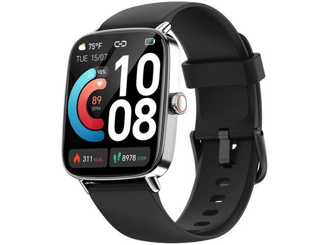 Smart Watch for Men Women, 1.85 (46mm) Smartwatch Compatible iPhone/Samsung/Android (Answer/Make Calls), 100+ Sport Modes Fitness Tracker with... Smart Watch for Men Women, 1.85 (46mm) Smartwatch Compatible iPhone/Samsung/Android (Answer/Make Calls), 100+ Sport Modes Fitness Tracker with...
