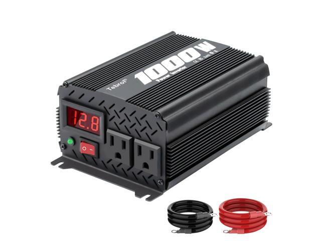 1000W Power Inverter DC 12V to 110V AC Car Inverter with 4.2A Dual USB Car Adapter