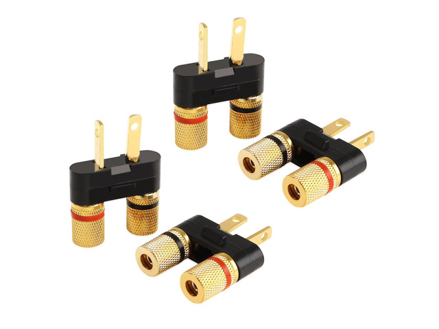 For Pioneer Speaker Banana Jack Plug Connectors SX-626 727 820 828 990 6000 (4)