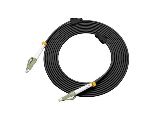 50Meters LC to LC Outdoor Armored Duplex OM2 Fiber Optic Cable Jumper Optical Patch Cord Multimode 50/125 50M 165ft LC-LC