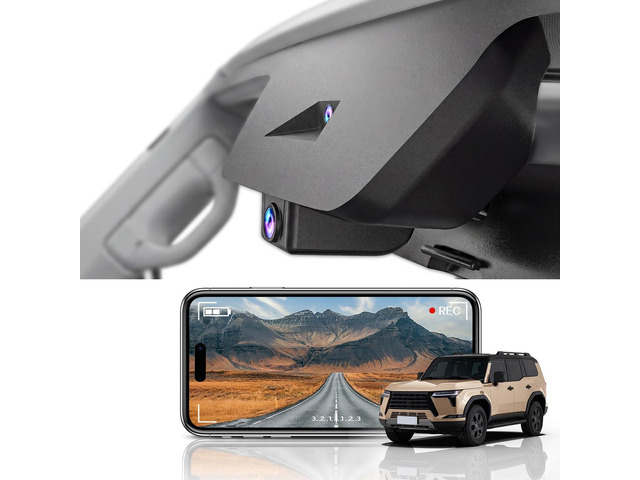 4K Dash Cam for Lexus GX550 Premium Luxury Overtail 2024 2025 2026 (3rd Gen/J250),OEM-Look,2160P UHD Image,Built-in WiFi & APP,Loop...