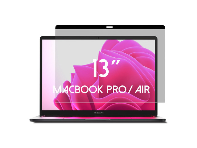 Magnetic Privacy Screen for Macbook Pro 13 Inch (2016-2022, M1, M2) / Macbook Air 13 Inch (2018-2021, M1), Removable Laptop Privacy Filter, Blue...