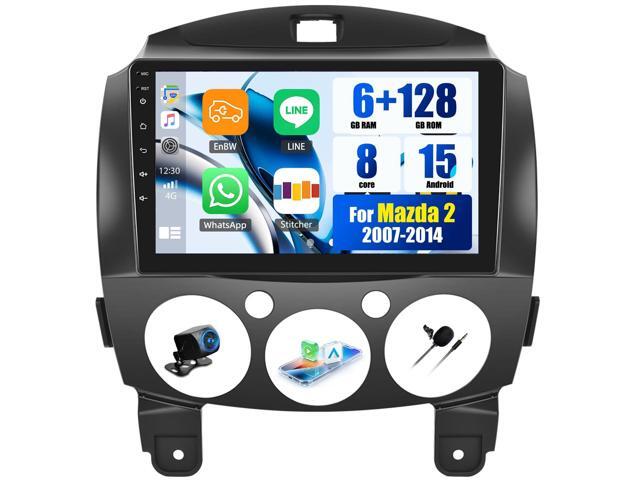 [8 Core 6G+128G] Android 15 Car Radio for Mazda 2 2007-2014,9' Touchscreen Mazda 2 Car Stereo Radio with Wireless CarPlay Andriod...