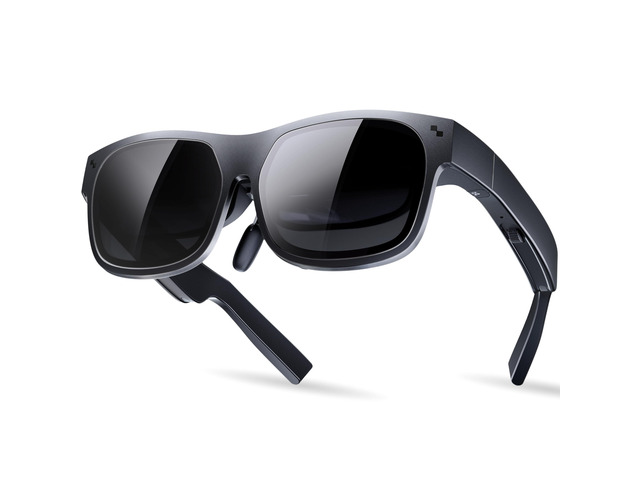 AR Glasses, Smart Glasses with Massive 201 Inch Micro OLED Virtual Theater, 1080P, 3D Movie, 50Â° FOV, 400 nits Brightness, Support Stream, Game and...