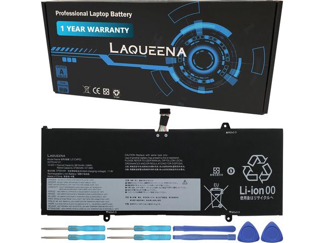 L21C4PE2 Laptop Battery Compatible with Lenovo Y9000X 2022 Yoga 6 13ALC7 Yoga 6-13ABR8 Series L21D4PE1 L21M4PE2 SB11F29412 5B11F29411 SB11F29410...
