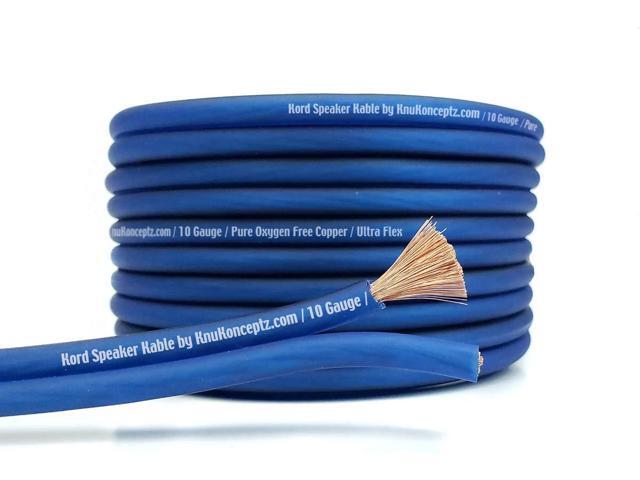 Kord Kable 10 Gauge Copper Speaker Wire Cable - 100 Feet