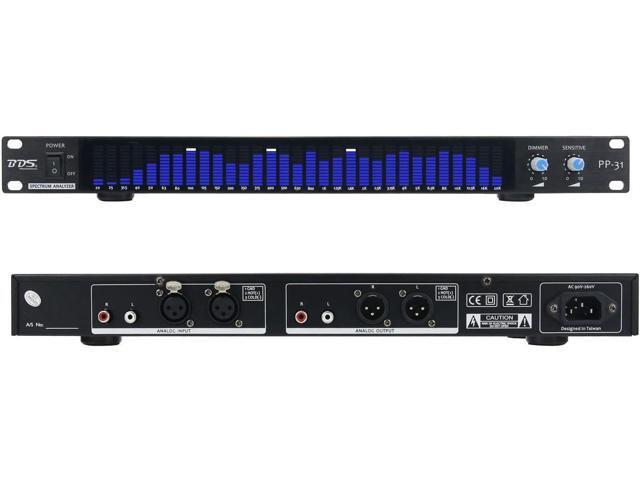 BDS PP-31 Blue Digital Audio Spectrum Analyzer Display 1U Music Spectrum VU Meter 31 Segments