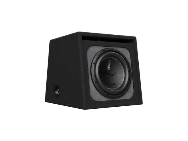 EPICX Single 10 Loaded Subwoofer Enclosure, 750W Vented Ported Sub Box for Adding Bass to Car Audio System, 1 Ohm, Includes Customizable Subwoofer...