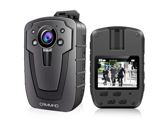 C8 64GB 1296P Body Camera,11-12Hours Video Record,Night Vision Body Cam,IP67 Waterproof Data-encrypt Body Mounted Camera with 2pcs 360°Rotatable...