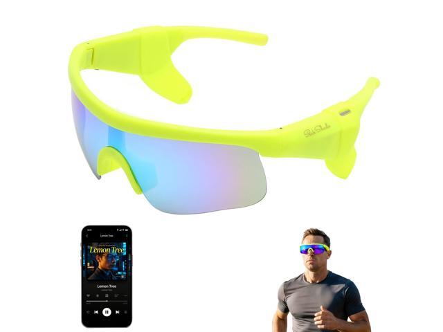 Smart Glasses for Men & Women, Bluetooth 5.3 Sports Sunglasses with Hands-Free Calls, Open-Ear Speaker, Polarized UV400, IPX5 Waterproof, Magnetic...