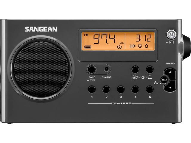 SG-106 AM/FM Compact Digital Tuning Portable Receiver (Black)