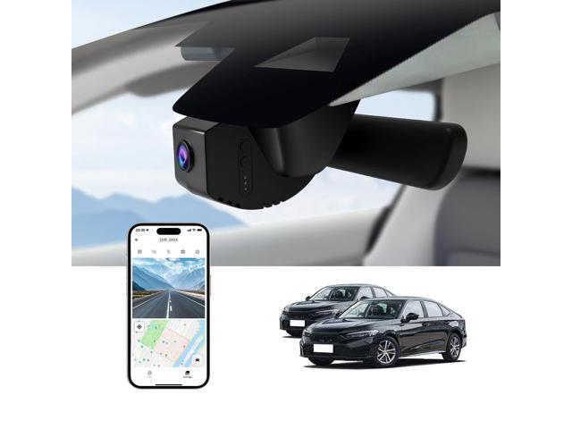 Single Channel 4K Dash cam for Honda Civic 2022-2026 (Black) Type R Sport LX EX Touring,Easy Installation,OEM-Style,Collision Detection,Loop...