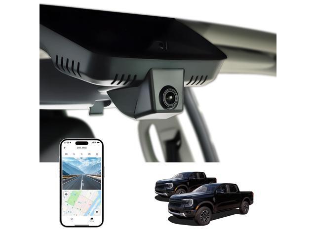 4K Dash Cam for Ford Ranger 2024 2025 2026 XL XLT Lariat Raptor,OEM-Look,2160P UHD Video,Built-in WiFi & APP,Loop Recording,G-Sensor,Plug &...