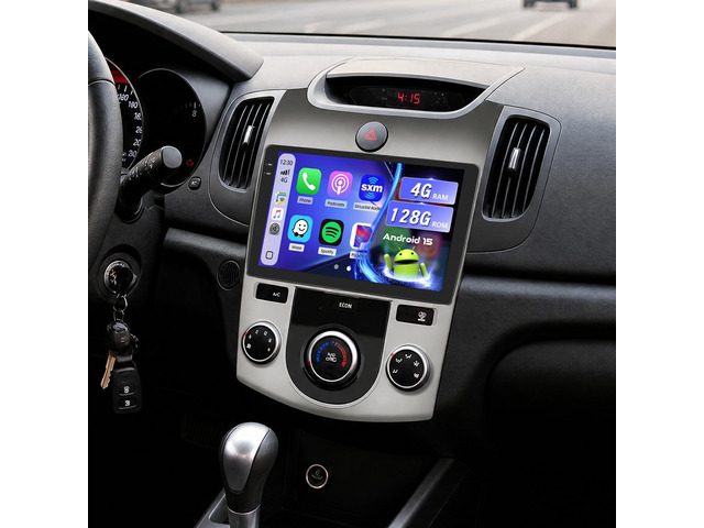 5Ghz WiFi 4G+128G Android 15 Car Radio for Kia Forte Cerato K3 2008-2013 Car Stereo with Wireless Carplay Android Auto,5.0 Bluetooth,EQ,9inch IPS...