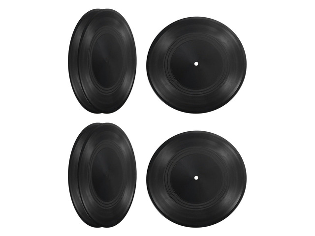 Blank Vinyl Records, 12 Inch 48 Pack CD Fake Vinyl Records for Wall Aesthetic Decor, Decorative Records for Roll Music Room Rock Party DIY...