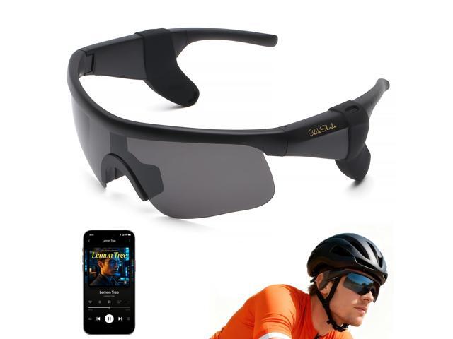 Smart Glasses for Men & Women, Bluetooth 5.3 Sports Sunglasses with Hands-Free Calls, Open-Ear Speaker, Polarized UV400, IPX5 Waterproof, Magnetic...