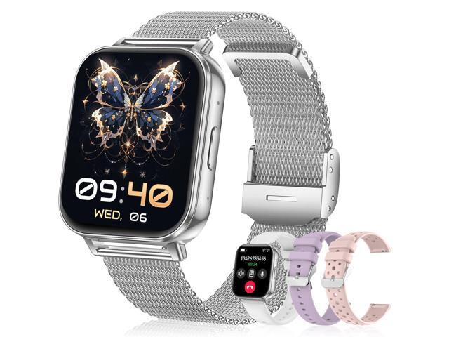 Smart Watches for Women,1000mAh Battery Answer/Make Call,1.85 Fitness Watch with Heart Rate/SpO2/Sleep Monitor/Health Cycle/Activity Tracker/120+...