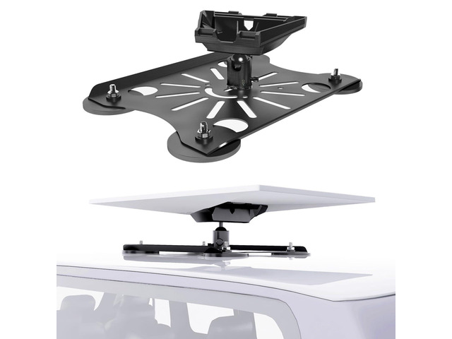 Adjustable Starlink Gen 3 Roof Mount, Starlink Magnet Mounting Kit Gen 3, Magnetic Mount for Starlink Internet Kit Satellite with Adjustable Pan-Tilt