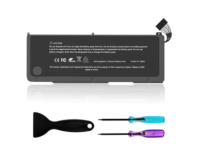 A1383 Battery A1297 Laptop Battery Replacement for MacBook Pro 17 inch A1297 (Early 2011-Late 2011) Series EMC 2352-1 EMC 2564 MD311*/A MD311LL/A...