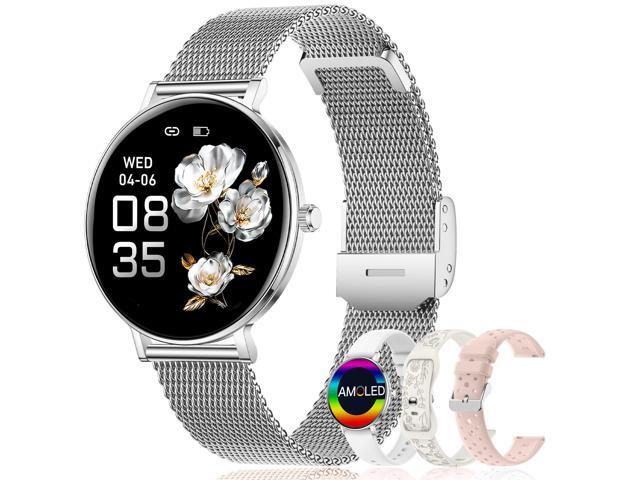 Smart Watches for Women,1.32'' AMOLED Ultra-Thin Smart Watch with Bluetooth Make/Answer Call,Heart Rate/SpO2/Sleep Tracker,120+ Sports Modes IP68...
