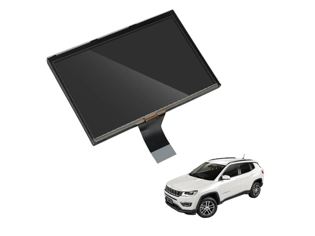 7' Uconnect VP2 Touch Screen Digitizer LCD Monitor Radio Navigation Display for Jeep Compass 2017-2020 Renegade 2018-2021 Replacement...